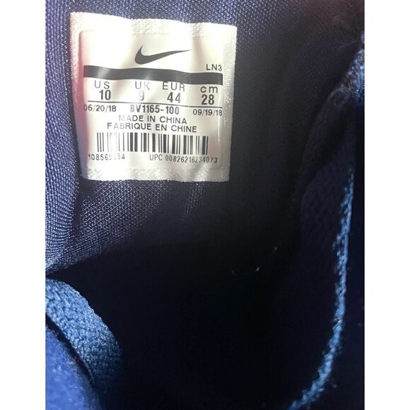 Nike Air Max Speed Turf Retro Sneakers New York Giants BV1165-100 Shoes Size 10 - Picture 8 of 11